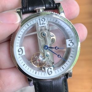 ❌SOLD❌Akribos XXIV Viaduct Men's Skeleton Watch